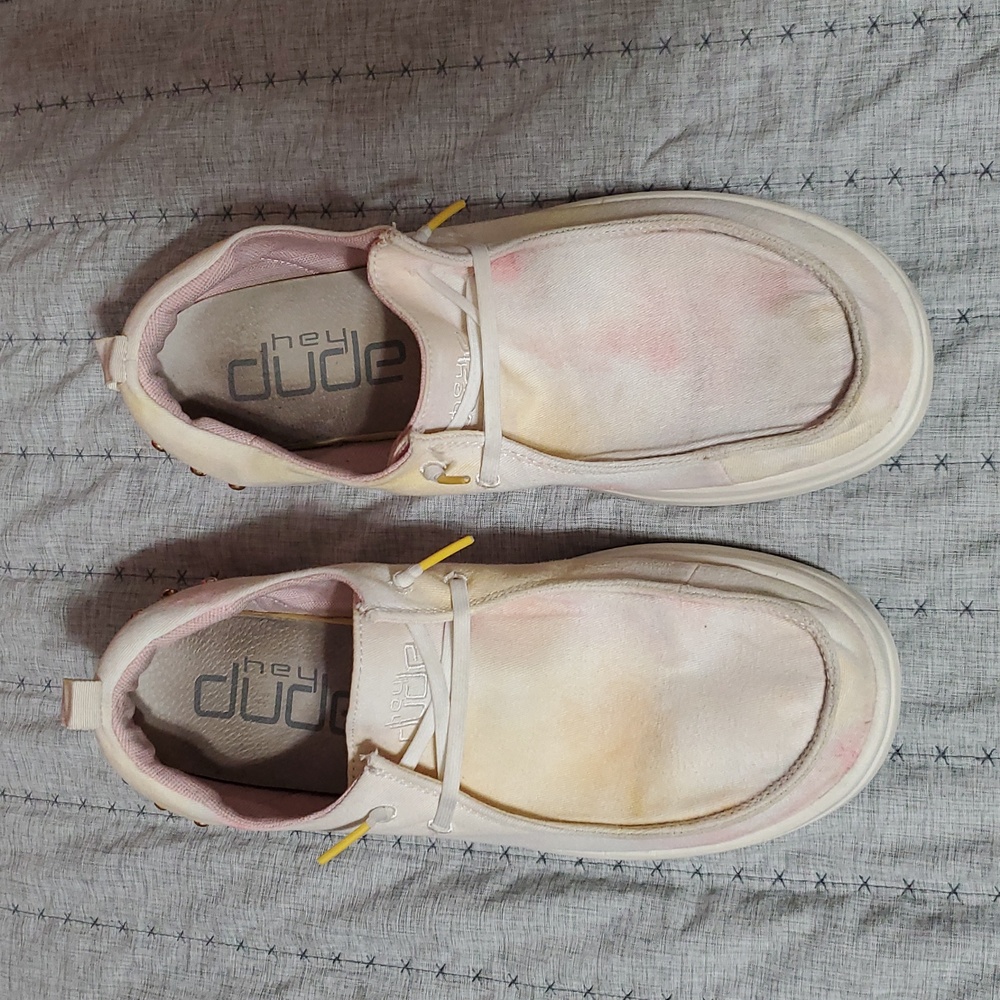 Hey Dude Wendy Rise Rivet Tea Tie Dye Shoes - Picture 4 of 8